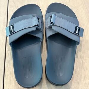 NOBULL Gray Slide Sandals with Adjustable Strap